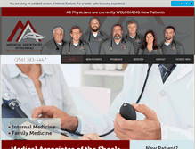 Tablet Screenshot of medshoals.com